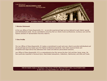 Tablet Screenshot of bogomolniklaw.com